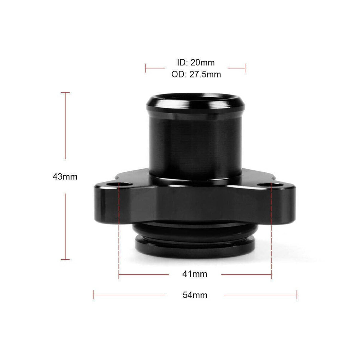 Solidspare Coolant Water Hose Fitting for BMW N55 N54 N53 N52 N20 11537541992 11537544638