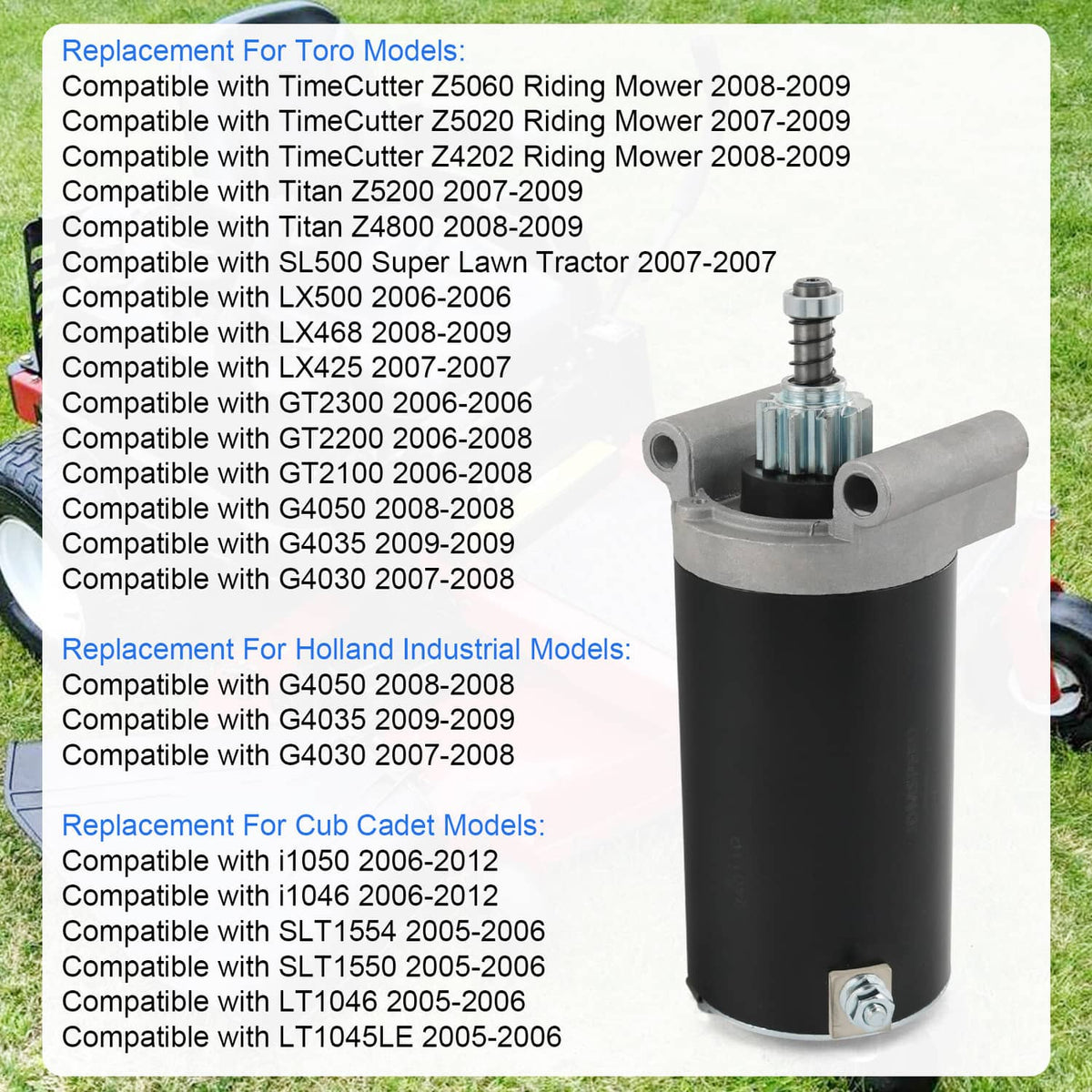 Solidspare Starter for Kohler Dixon 7000 Series  Kt715 Kt725 Kt730 Kt735 Kt740 Kt745