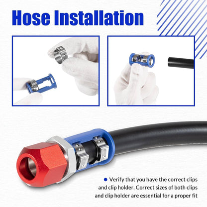 Solidspare 800-673 A/C Line Splice Kit for 5/16” Line With No.6 Hose, Line to Hose Repair