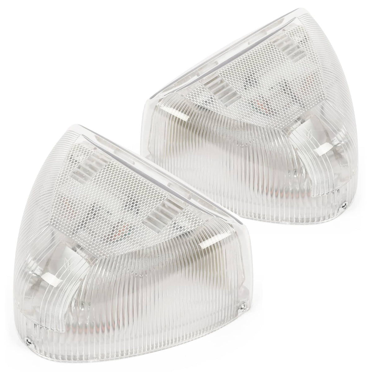 Solid Spare Pair 31 LED Turn Signal Light -Amber LED/Clear Lens RH LH For Peterbilt 379 359
