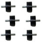 (6) Fender Deck Isolator Mounts for 9213K29 9376K52 Neoprene for John Deere