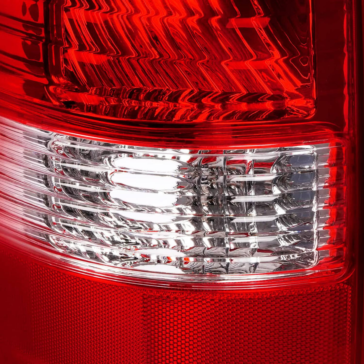 Solid Spare New Red Lens Tail Light Set For Ford F-150 2004-2008 Driver and Passenger Side