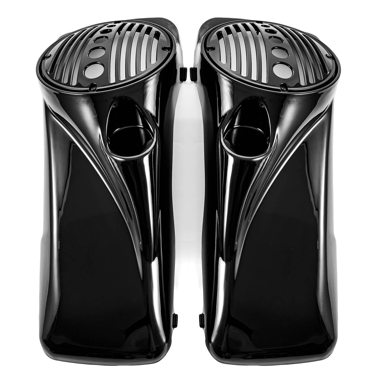 Solidspare 8" Speaker Lids w/ Tweeter port for 1994-2013 Harley Touring Hard Saddlebags
