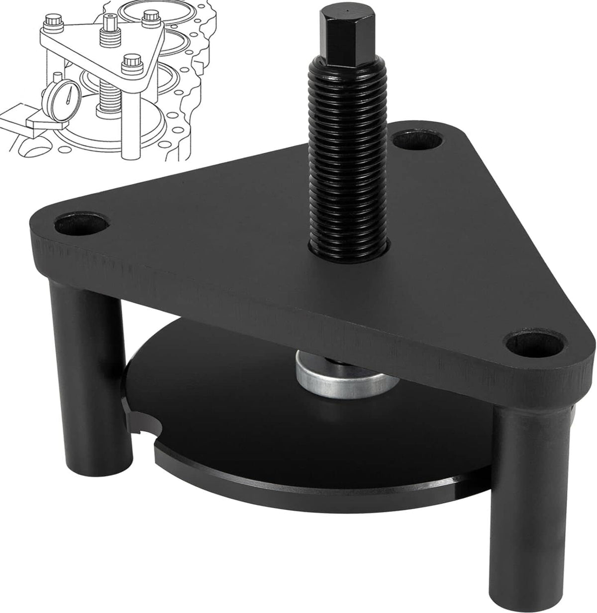 Solid Spare Detroit Diesel 60 Series 14L 12.7L Cylinder Liner Installer Tool J-35597-A, 5874