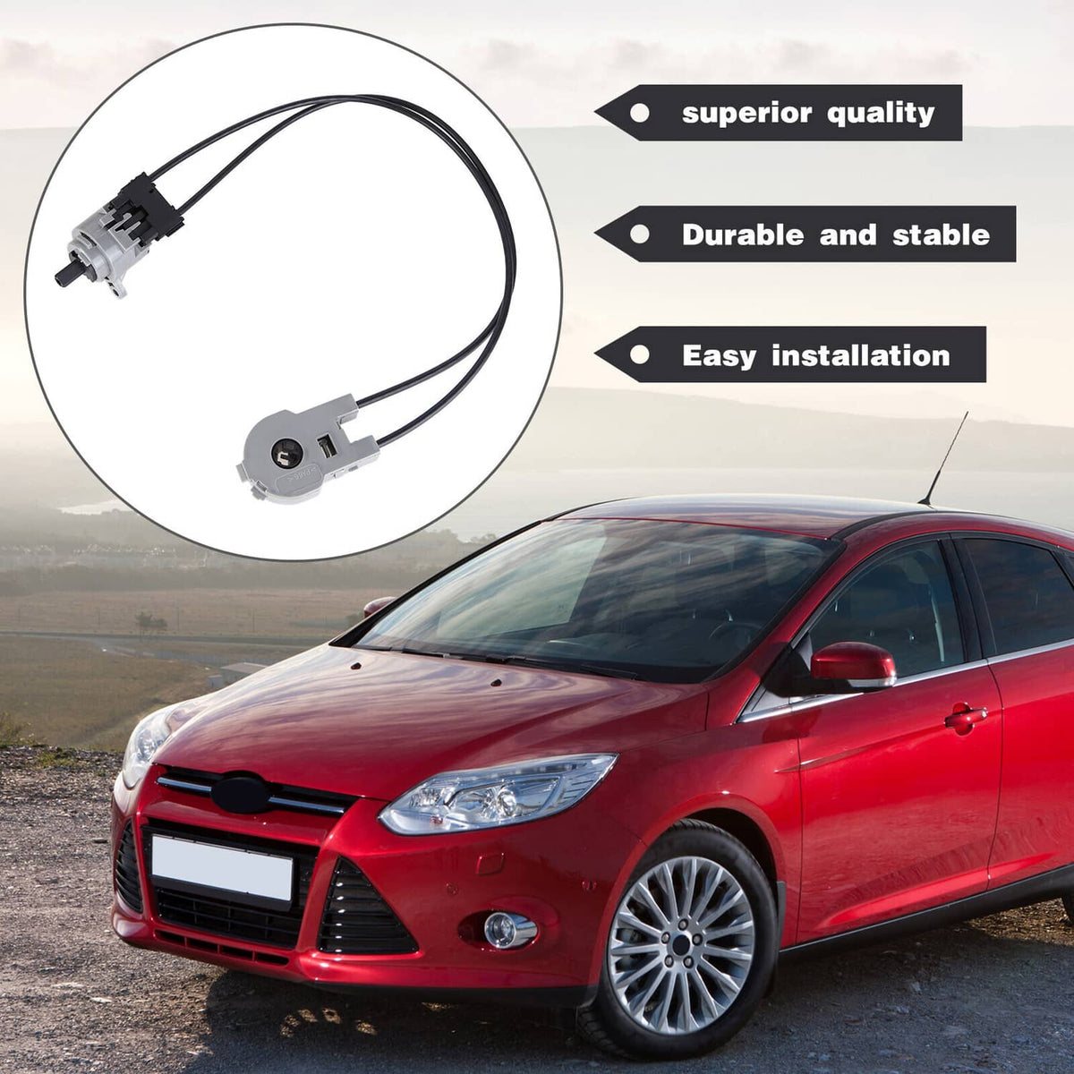Solidspare For 2000-2007 Ford Focus A/C Vent Floor Defrost Heater Cable Control Switch