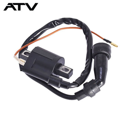 Solidspare Generic Black Ignition Coil Fit For Yamaha MOTO-4 MOTO 4 YFM225 1986 1987 1988