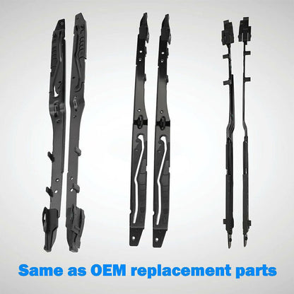 Solidspare New Sunroof Track Guide Rails Repair Kit For 2015-2020 Ford F150 FL3Z-1651071-A