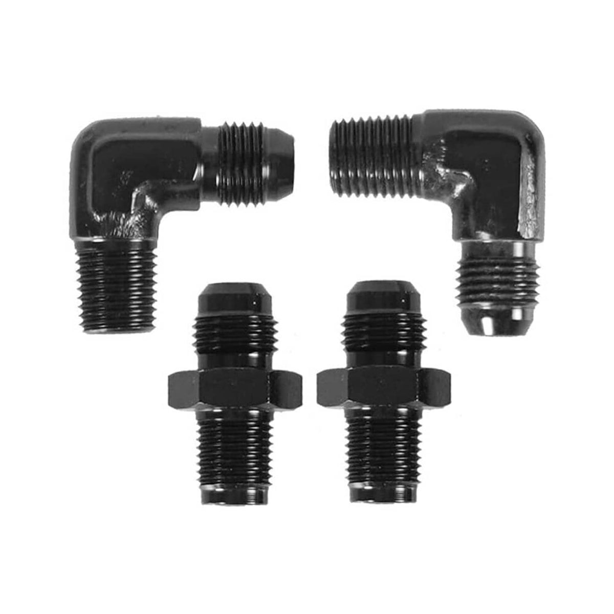 Solidspare For GM 4L60E 4L65E TH350 TH400 Automatic Transmission Cooler 6AN Hose Line Kit