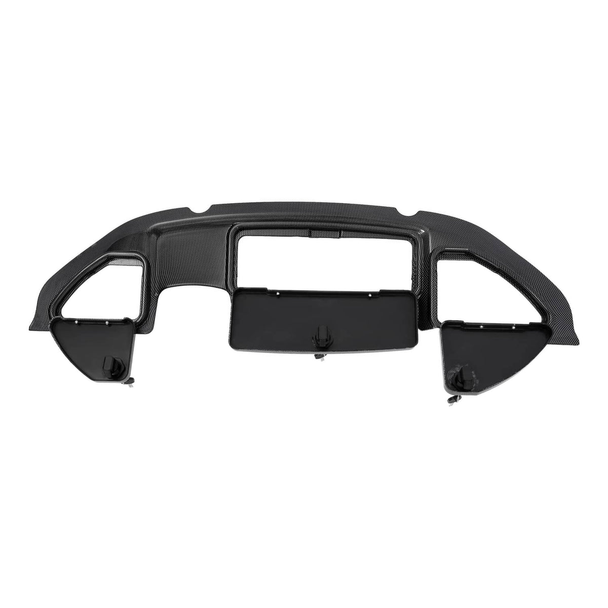 Solidspare For Club Car Precedent 04-08.5 Golf Cart Dash Kit Carbon Fiber Finish W/ Locks