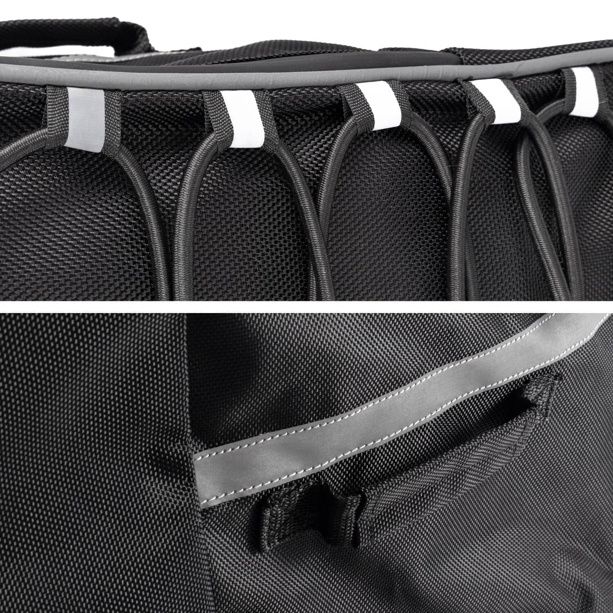 Solidspare Upgrade Rear Rack Back Seat Storage Bag Pack Bag W/Cushion Pad For Sportsman ATV