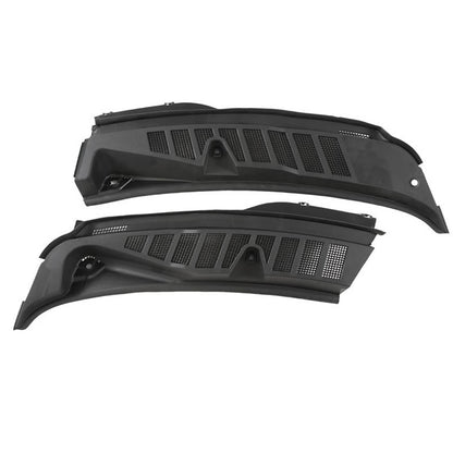 Solidspare For 2021-2025 Ford F150 Windshield Wiper Cowl Grille Screen Cover Left & Right