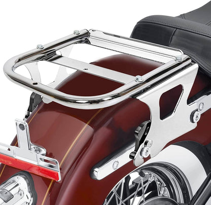 Solidspare Chrome Luggage Rack+Docking Hardware Kit For Harley Touring FLTR FLHR 1997- 2008