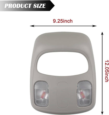 Solidspare Interior Map Light Overhead Roof Console for 2002-2010 Dodge Ram 1500 2500 3500
