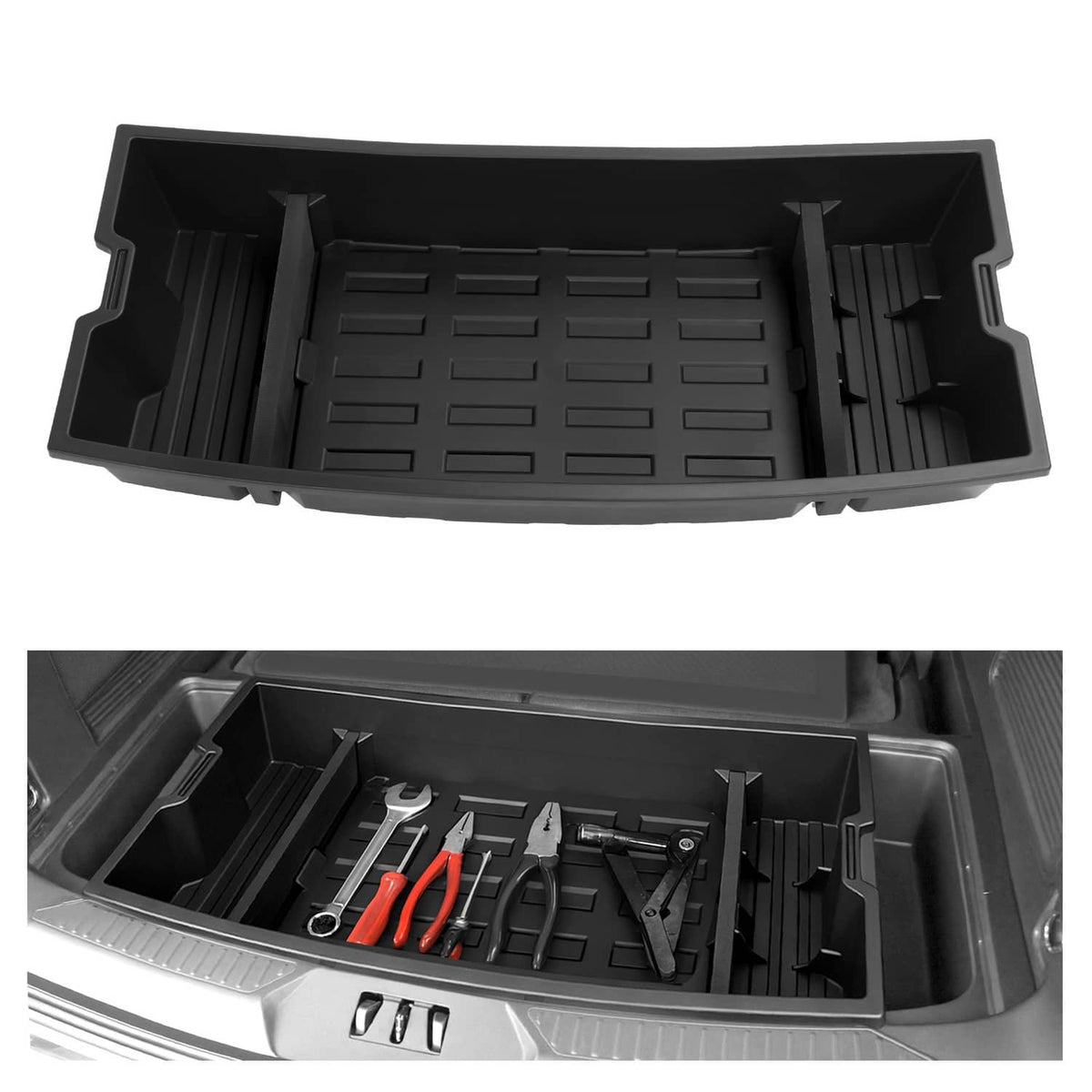 Solid Spare Trunk Hidden Rear Hatch Storage Organizer Cargo Box For Ford Explorer 20-2024