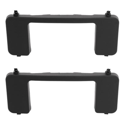 Solid Spare Pair Front Bumper Tow Hook Cover Cap For Ford F250 F350 Super Duty XL XLT 17-22