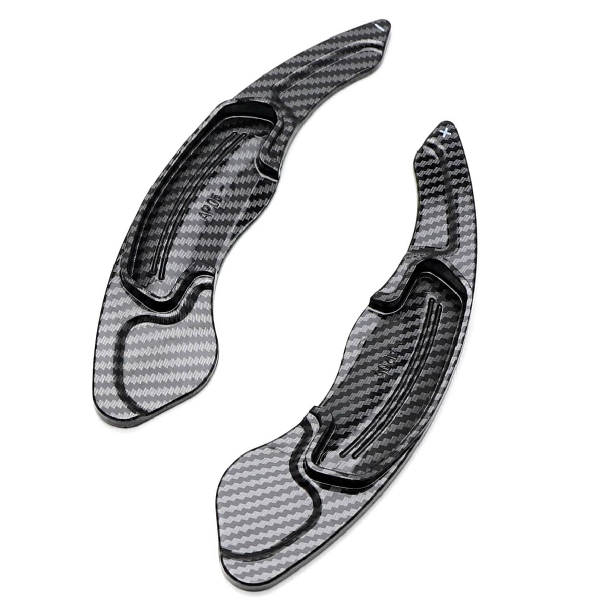 Solidspare Twill-Weave "Carbon" Style Steering Wheel Paddle Shift For Honda Accord Civic TL