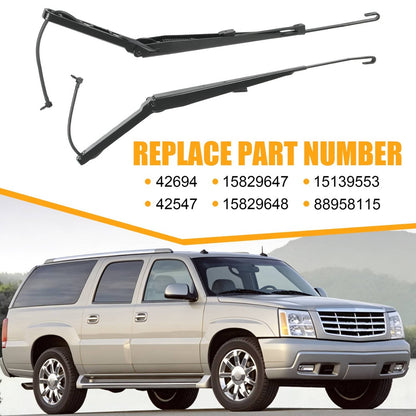 Solidspare Windshield Wiper Arms Fit 99-07 Chevy Silverado Suburban Tahoe GMC Sierra Yukon
