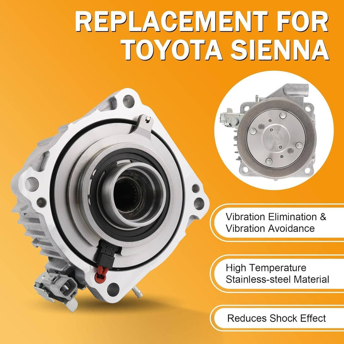 Solidspare For 2011-18 TOYOTA Sienna Rear Differential Viscous Coupler Coupling 41303-28013