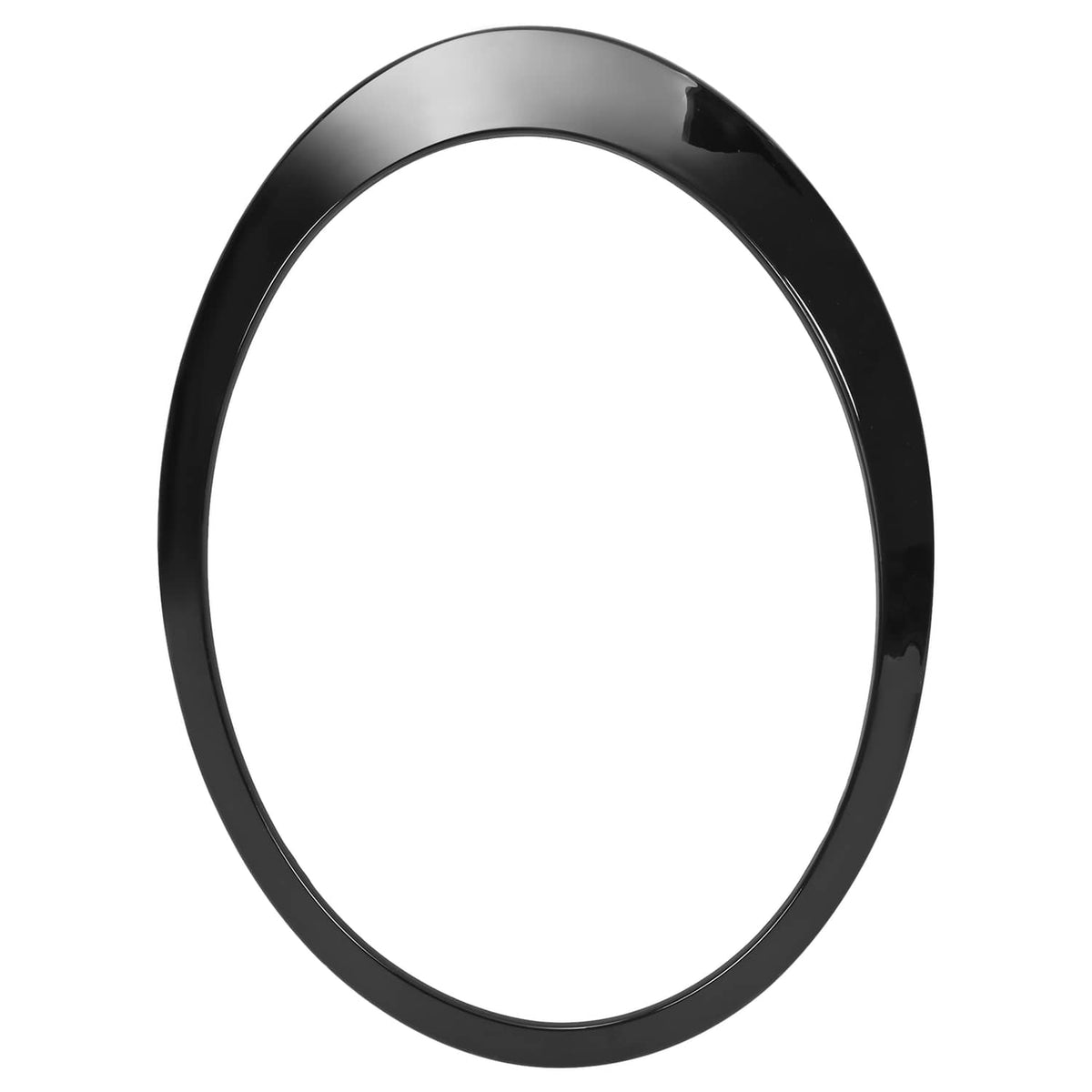 Solid Spare Black Headlight Trims Ring Bezels Cover Pair For Mini Cooper R55 R56 2007-2015