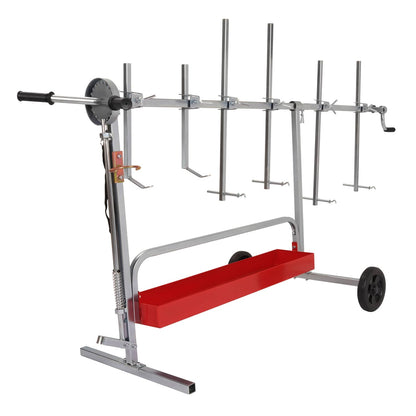 Solid Spare Paint Rack Rotating Parts Work Stand Painting Repair For AutoBody Door Bumper