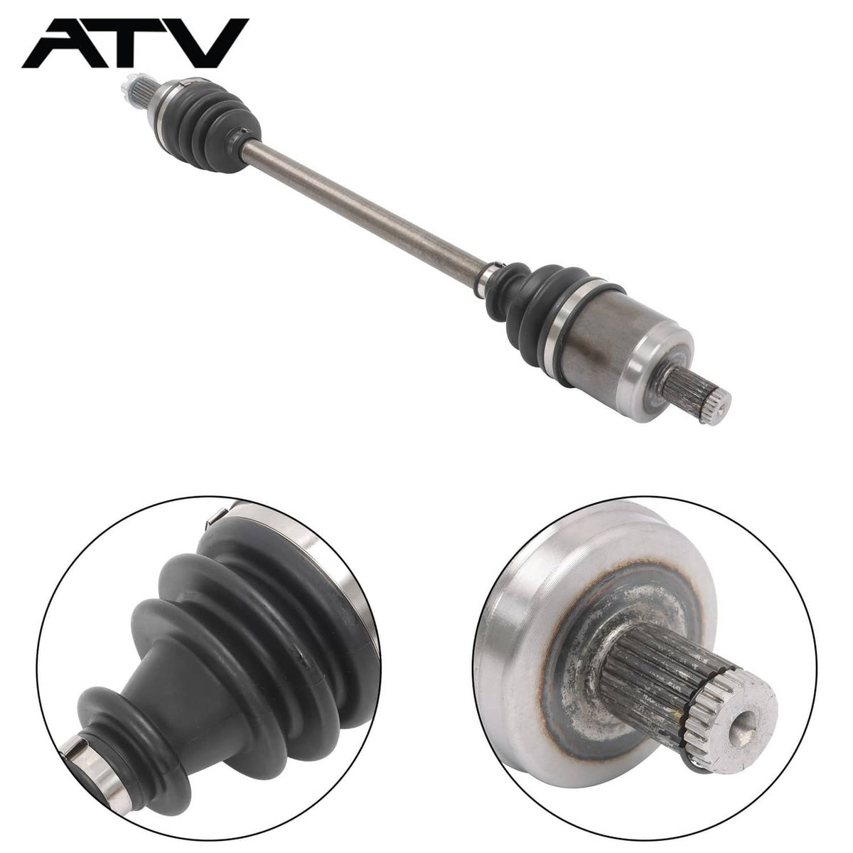 Solidspare CV Axle Shaft Front Left Right 1332606 1332856 For Polaris Ranger XP 800 2010-12