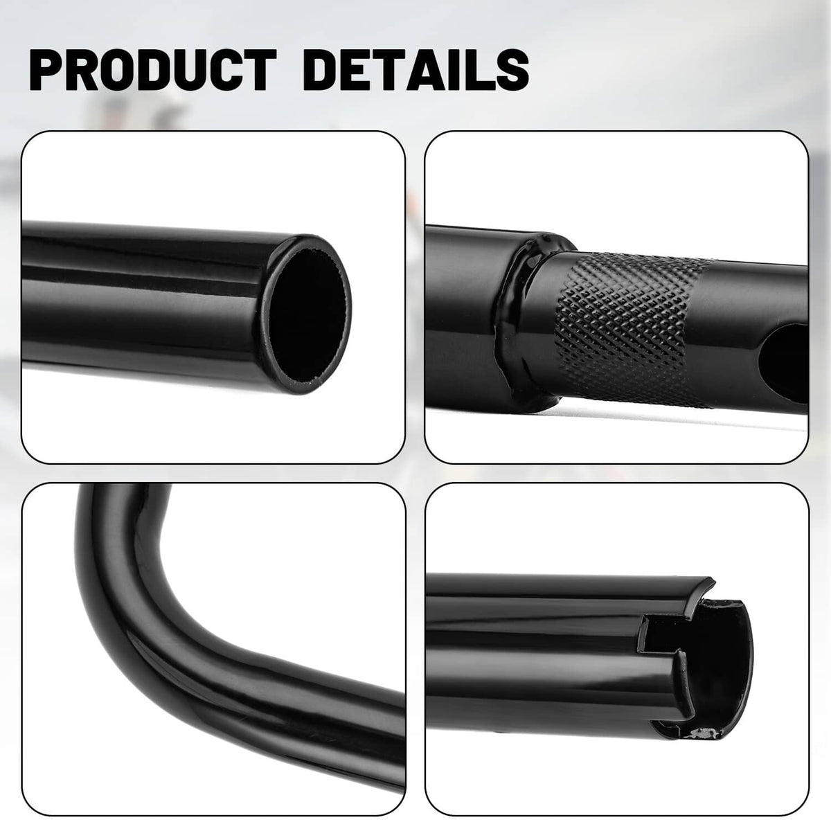 Solidspare 1.25'' Fat APE Hanger Bars 16" Rise Handlebar For Harley Dyna Road King Classic
