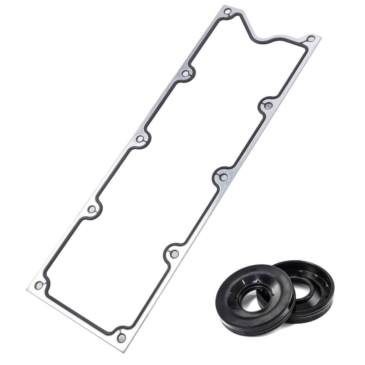 Solidspare New Valley Pan Gasket Seal Plate Kit LS1 LS2 5.3 6.0L For LS Gen Knock Sensor