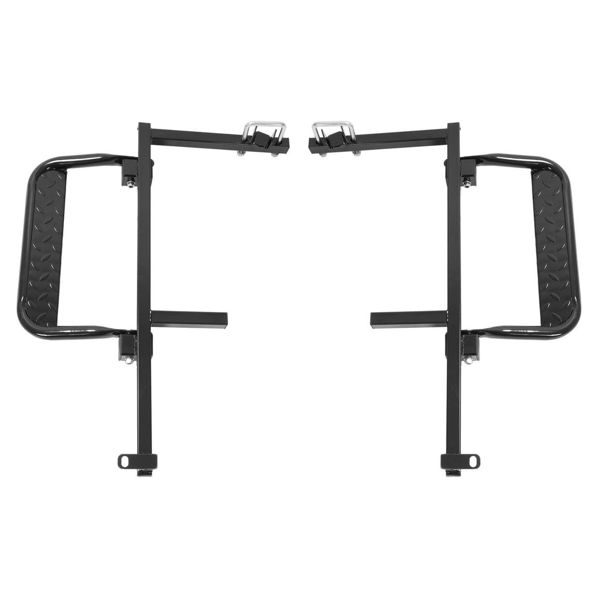 Solidspare 2PCS Black Nerf Bars / Running Boards for EZGO RXV 2008+ Gas/Electric Golf Cart
