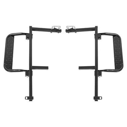 Solidspare 2PCS Black Nerf Bars / Running Boards for EZGO RXV 2008+ Gas/Electric Golf Cart