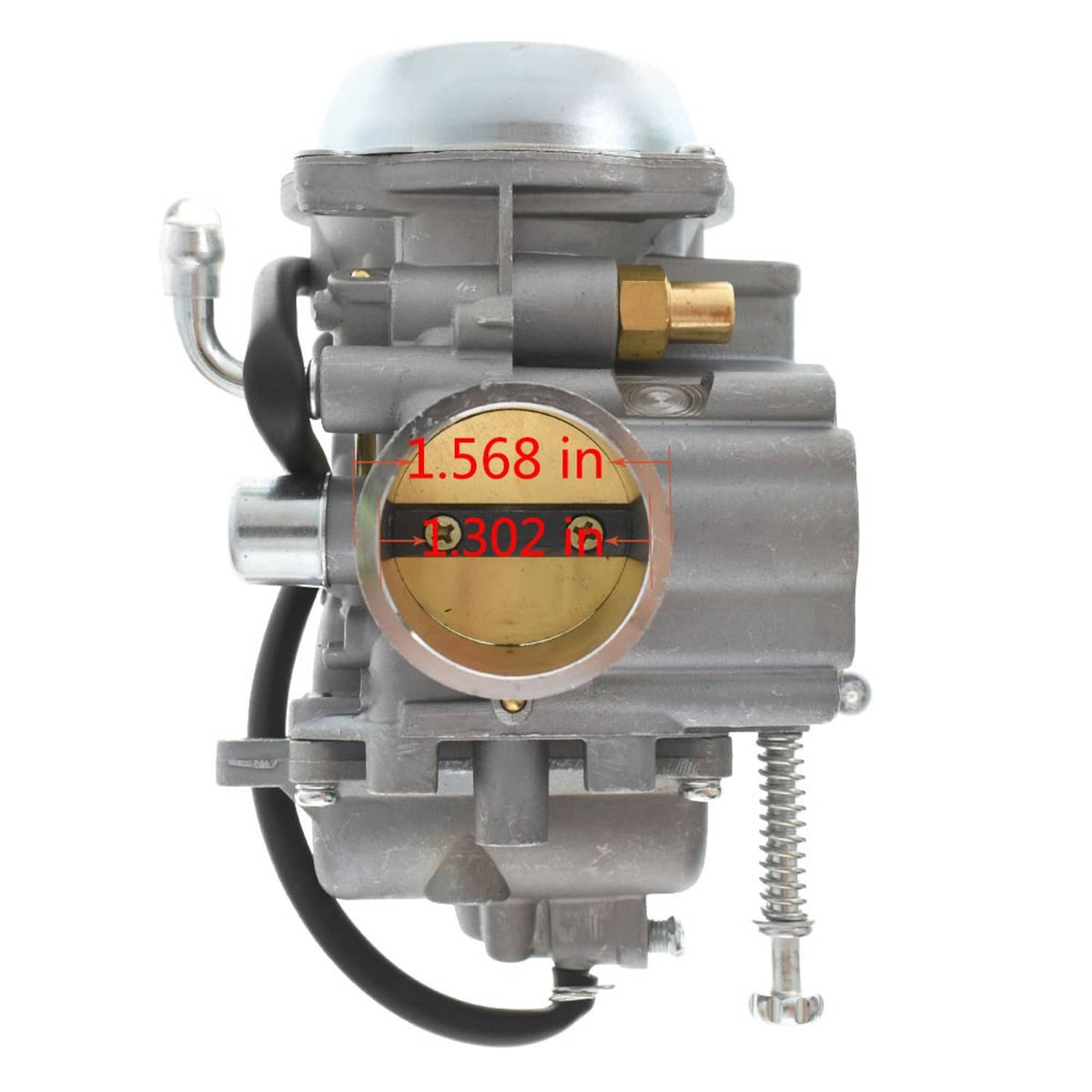 Solidspare Carburetor Fit For 2011-2014 Polaris Sportsman 400 HO & Intake Manifold Boot