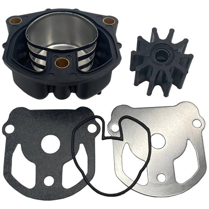 Solid Spare Water Pump Impeller Kit w/ Housing For OMC Cobra 1986-1993 984461 777128 983895