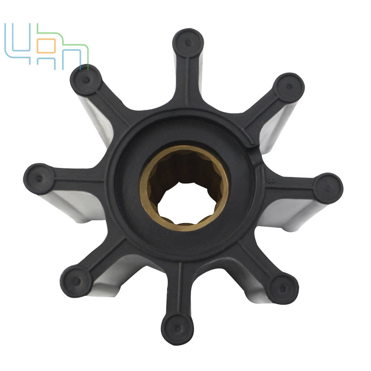 Solid Spare Water Pump Impeller for Jabsco 17018-0001 Mercury 47-816814T Caterpillar 3N5895