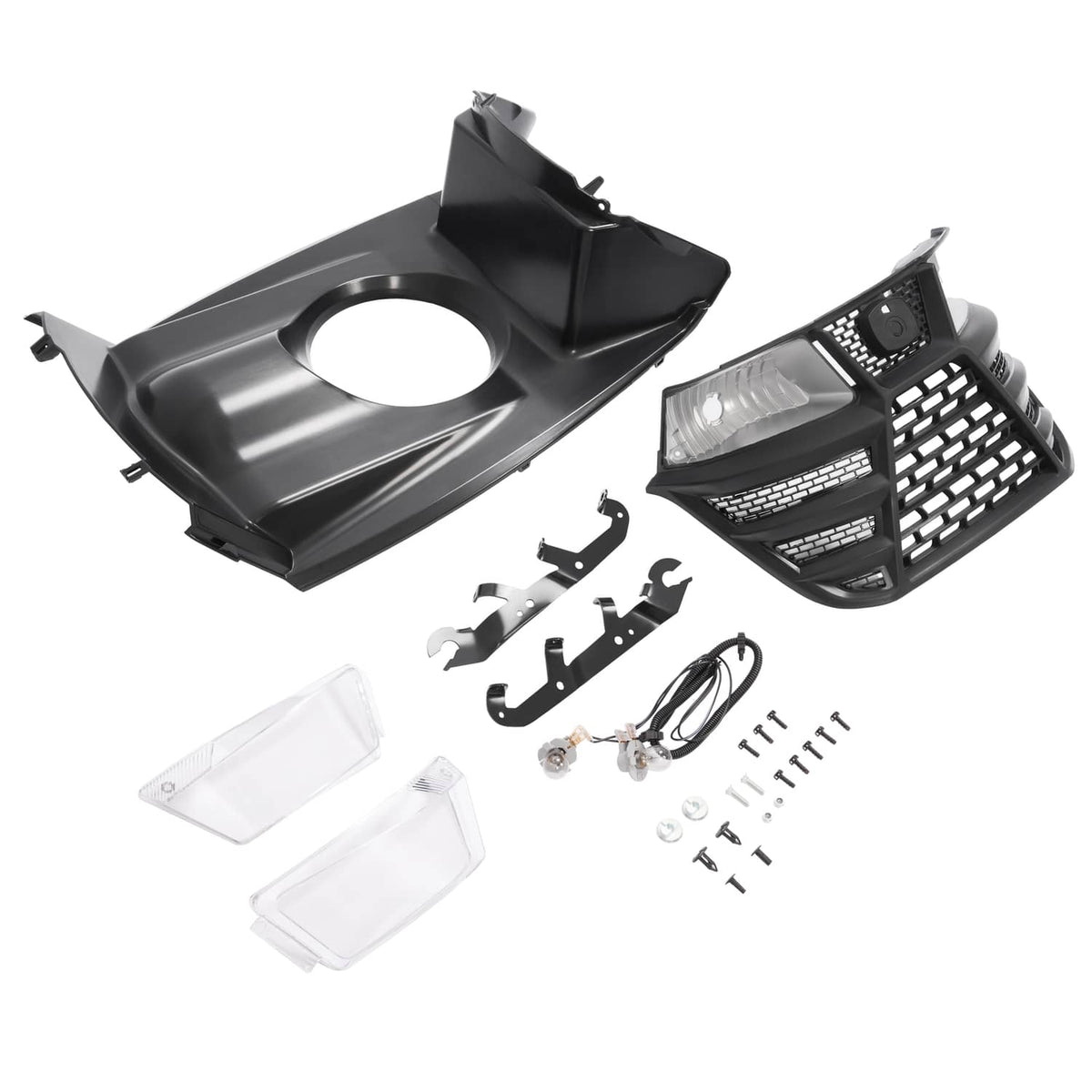 Solidspare Side Panel&Upper Hood&Grille&Headlight For John Deere X300 X304 X310 X320 X350
