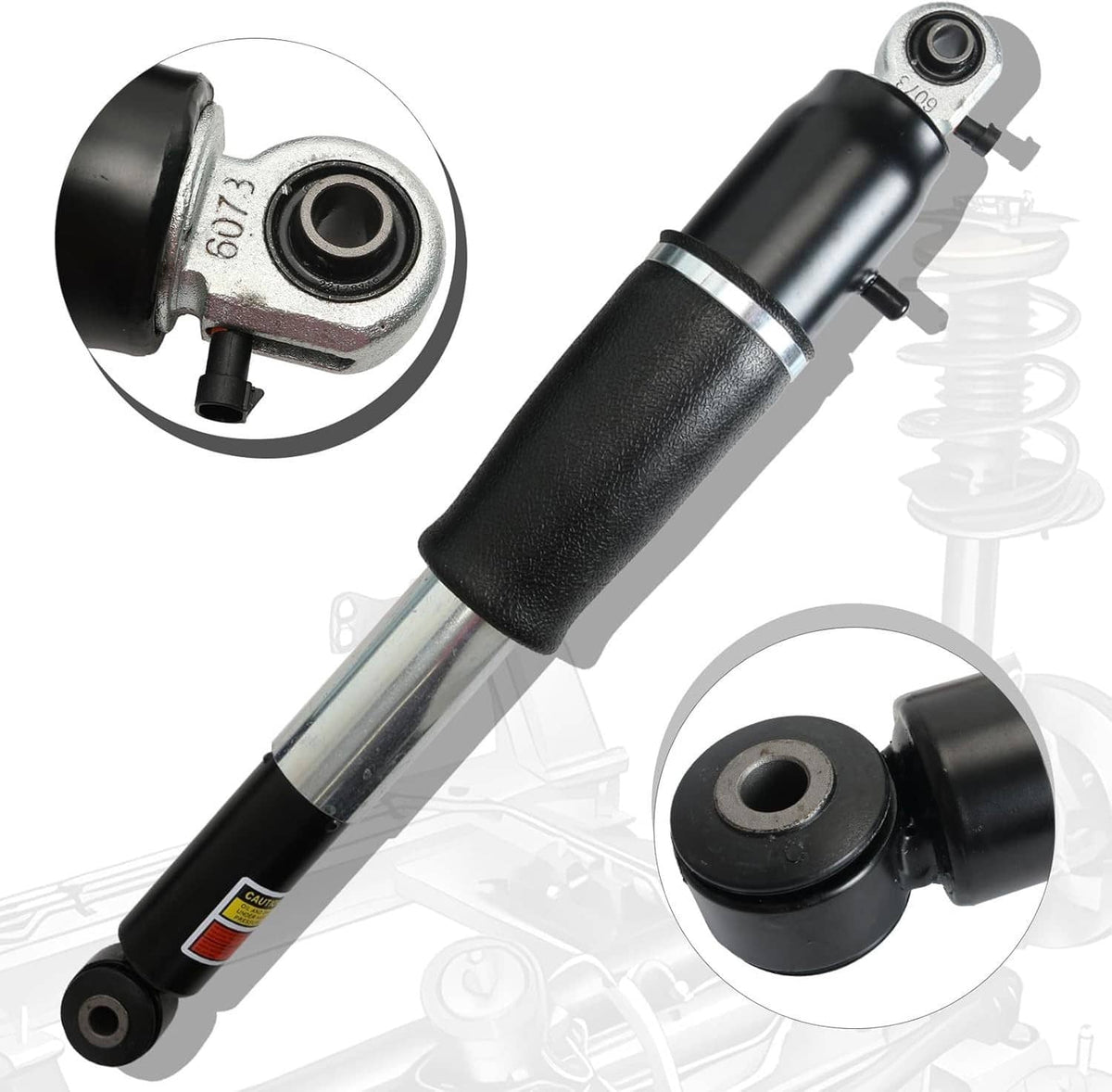 Solidspare New 4x Front Rear Shock Struts w/Magneride For 2007-2014 Cadillac Chevrolet GMC
