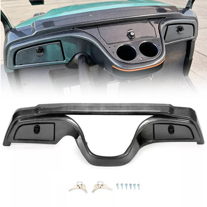 Solidspare Carbon Fiber Style Dash Dashboard Cover W/Locking For Yamaha Drive G29 2007-2016