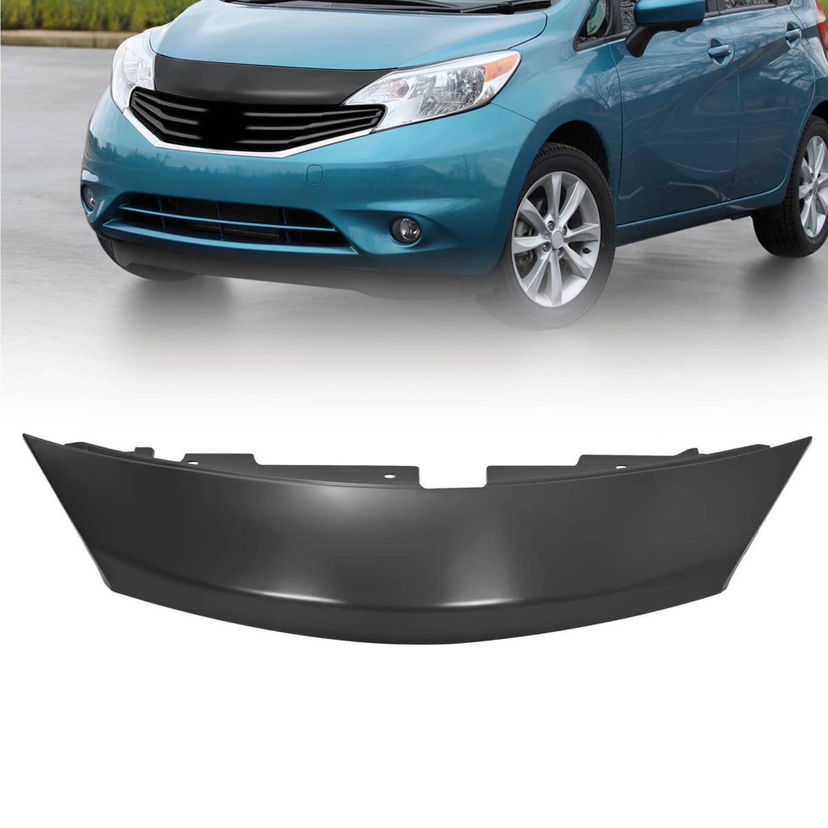 Solid Spare For Nissan Versa Note 2014-2016 NI1201100 Black Grille Cover Hood Molding ABS