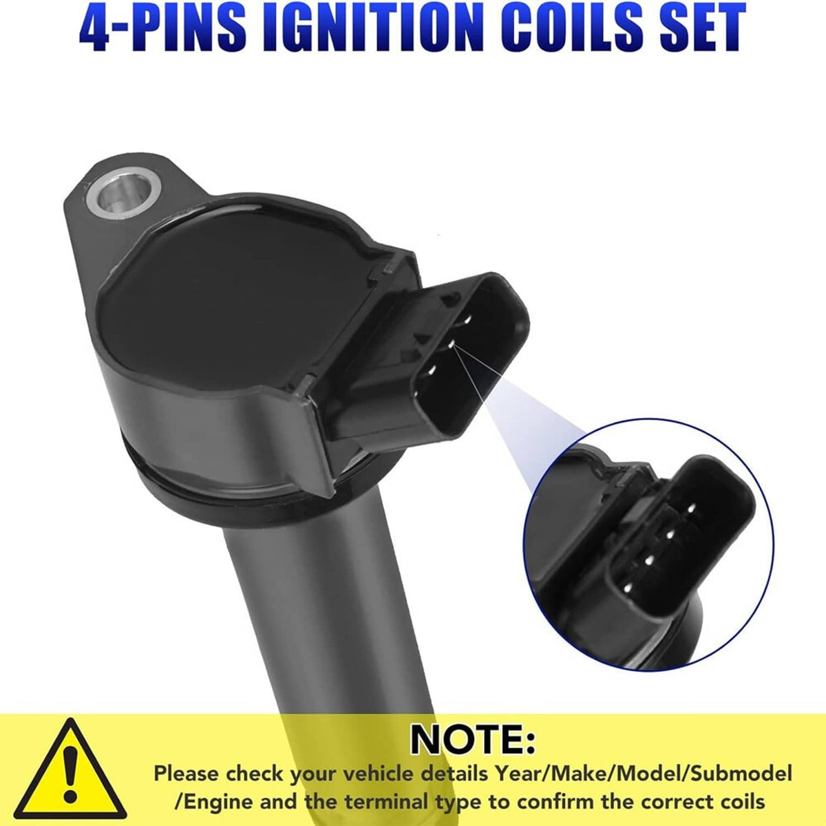 Solidspare 6Pcs Ignition Coil & Platinum TT Spark Plug For Toyota Lexus Camry 90919A2002