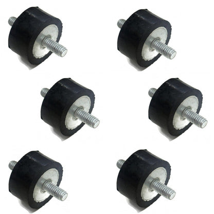 (6) Fender Deck Rubber Isolator Mounts for John Deere M76270 Lawn Garden Tractor