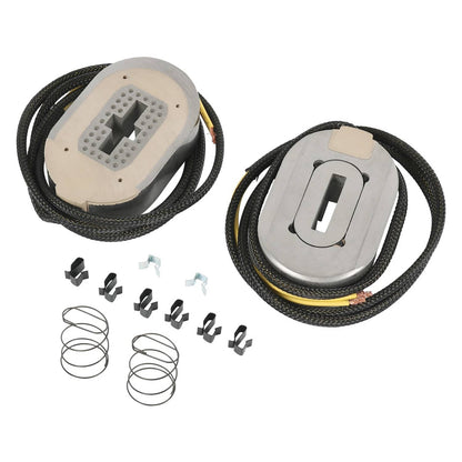 Solidspare 2pcs 12-1/4"x3-3/8 Electric Trailer Brake Magnet Replacement Kits for 10K axle
