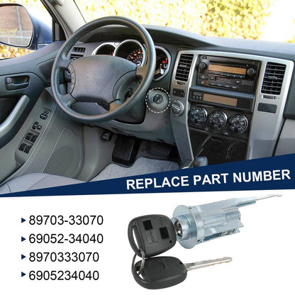 Solidspare Ignition Lock Cylinder Switch With 2 Keys For 2003-2006 Tundra 2001-2007 Sequoia