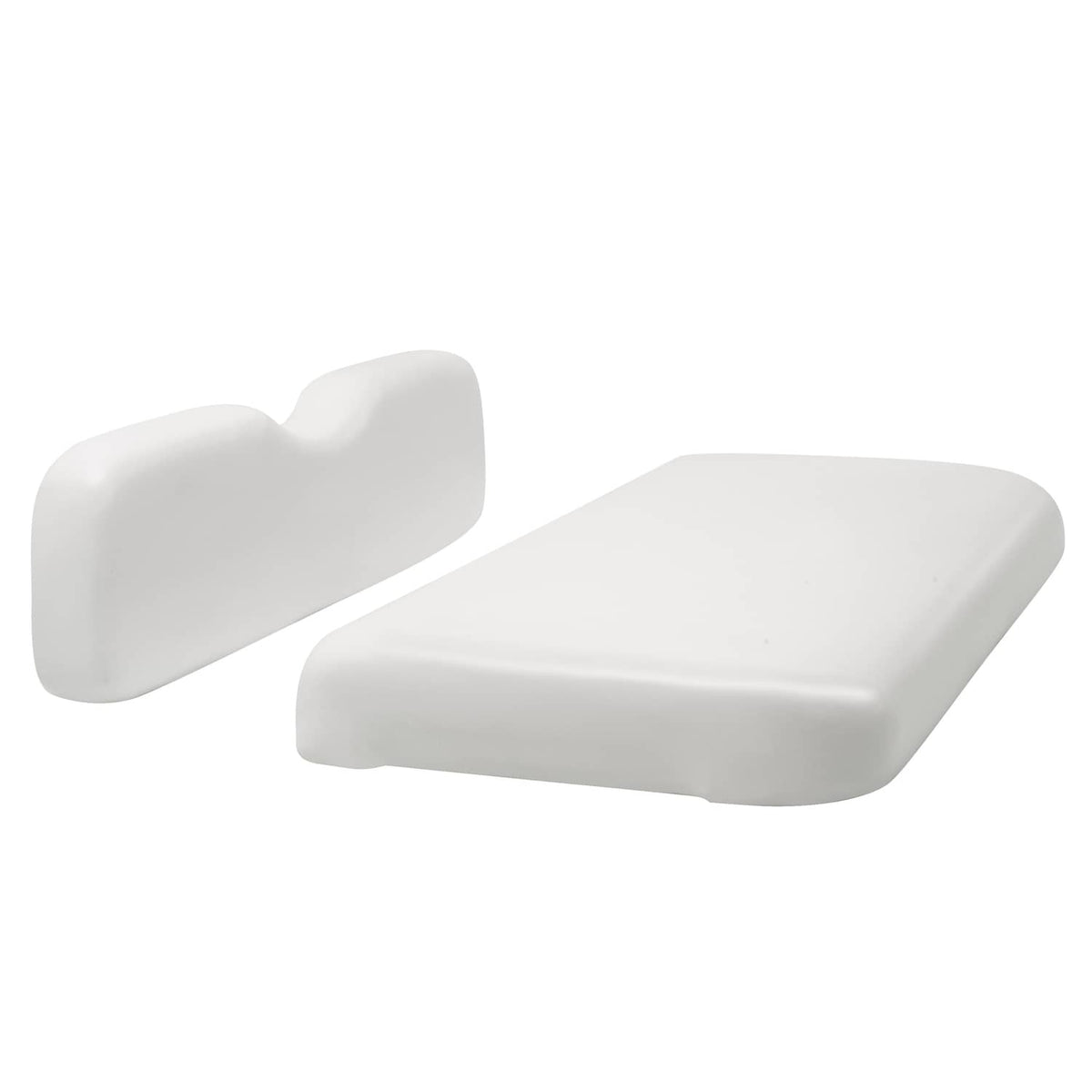 Solidspare White Golf Cart Front Seat Bottom Cushion Backrest For EZGO RXV 2008-Up Models