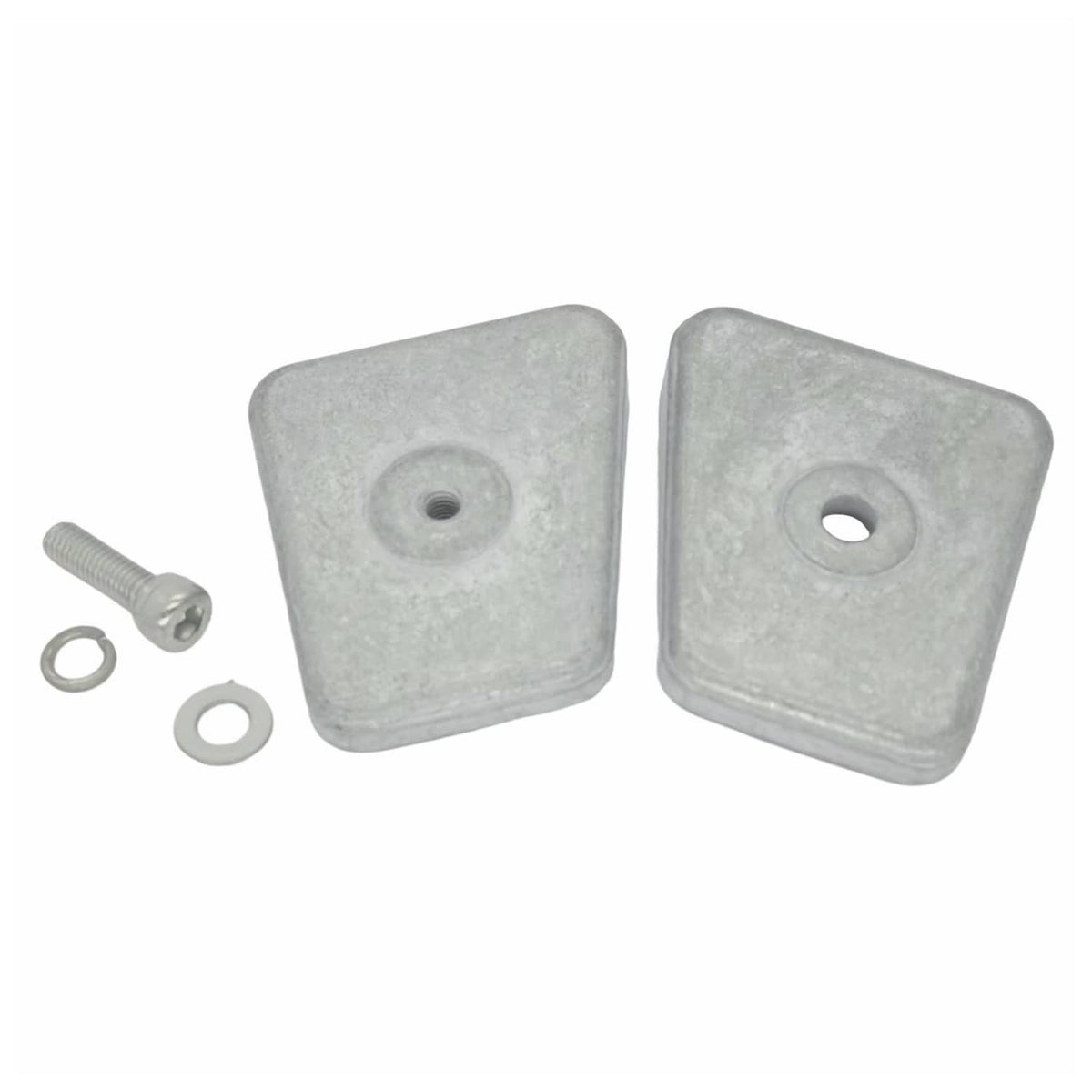 Solid Spare Johnson Evinrude 20HP-35HP 1991-2005 Anode Zinc double plate 434029 Lower Unit