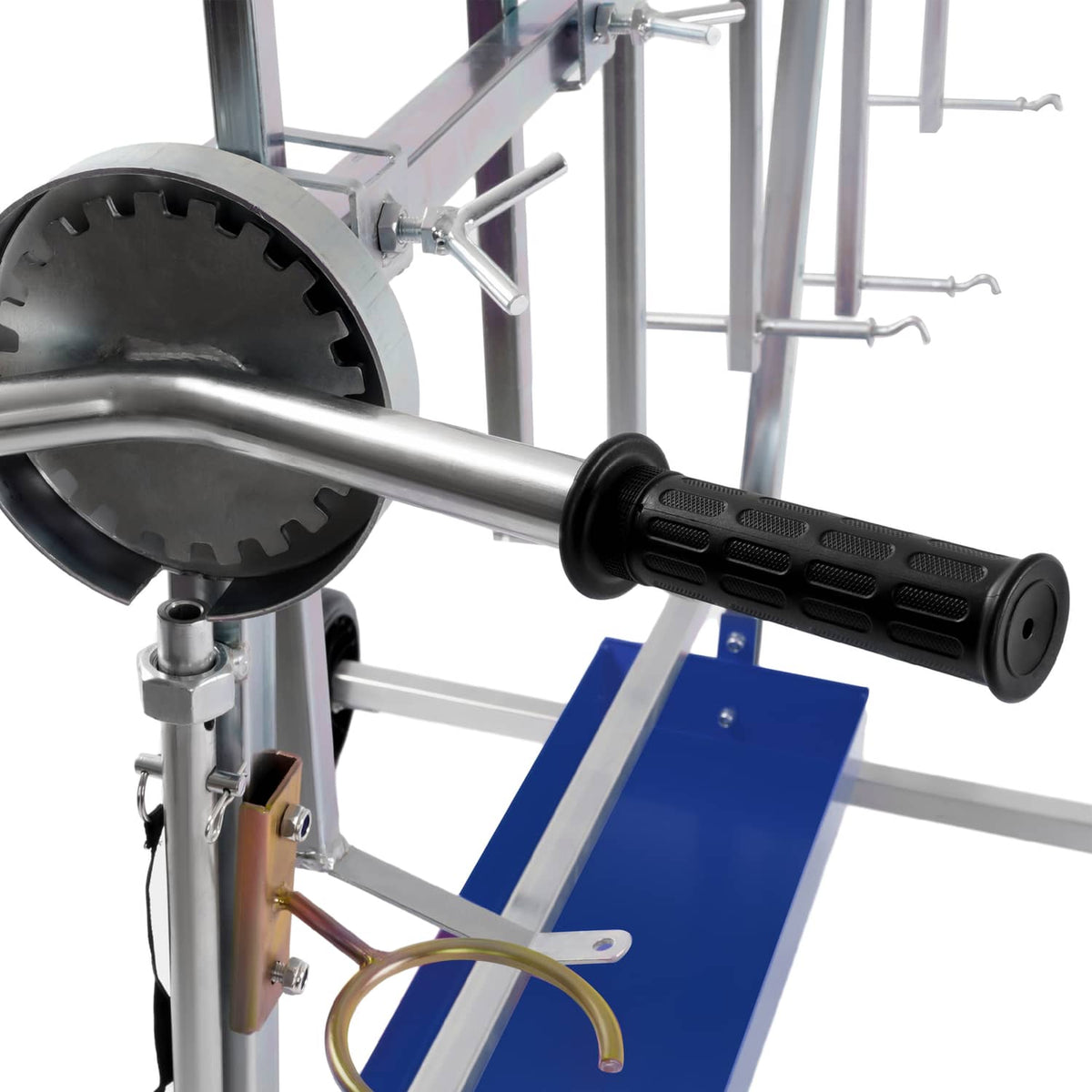 Solid Spare Painting Repair Rack 360° Rotating Paint Stand For Auto Body Door Bumper Hood