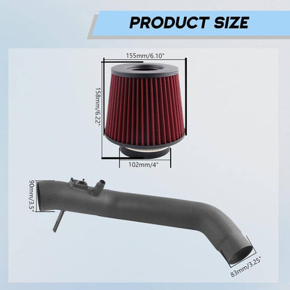 Solidspare Cold Air Intake System For 12-15 BMW 335i/14-16 435i M235i /16 M2 N55 3.0L Turbo