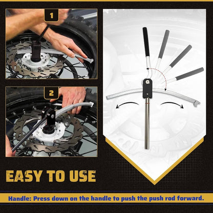 Solidspare Dirt Bike Tire Changing Tool Kit Fit for Motocross and Enduro 16" to 21" 15-25mm