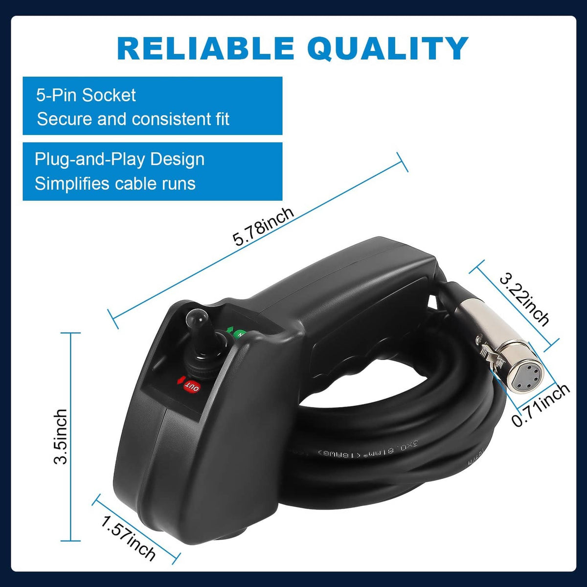 Solidspare SB97495-50 Winch Remote Control For Smitty Bilt XRC Gen2 Series XRC8 XRC10 XRC1