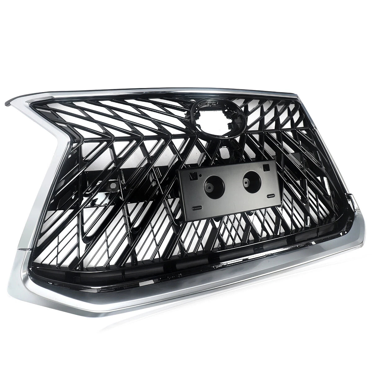 FIT 2016-2021 Lexus LX570 Luxury Grill Front Upper Grille w/ Chrome Sport Style