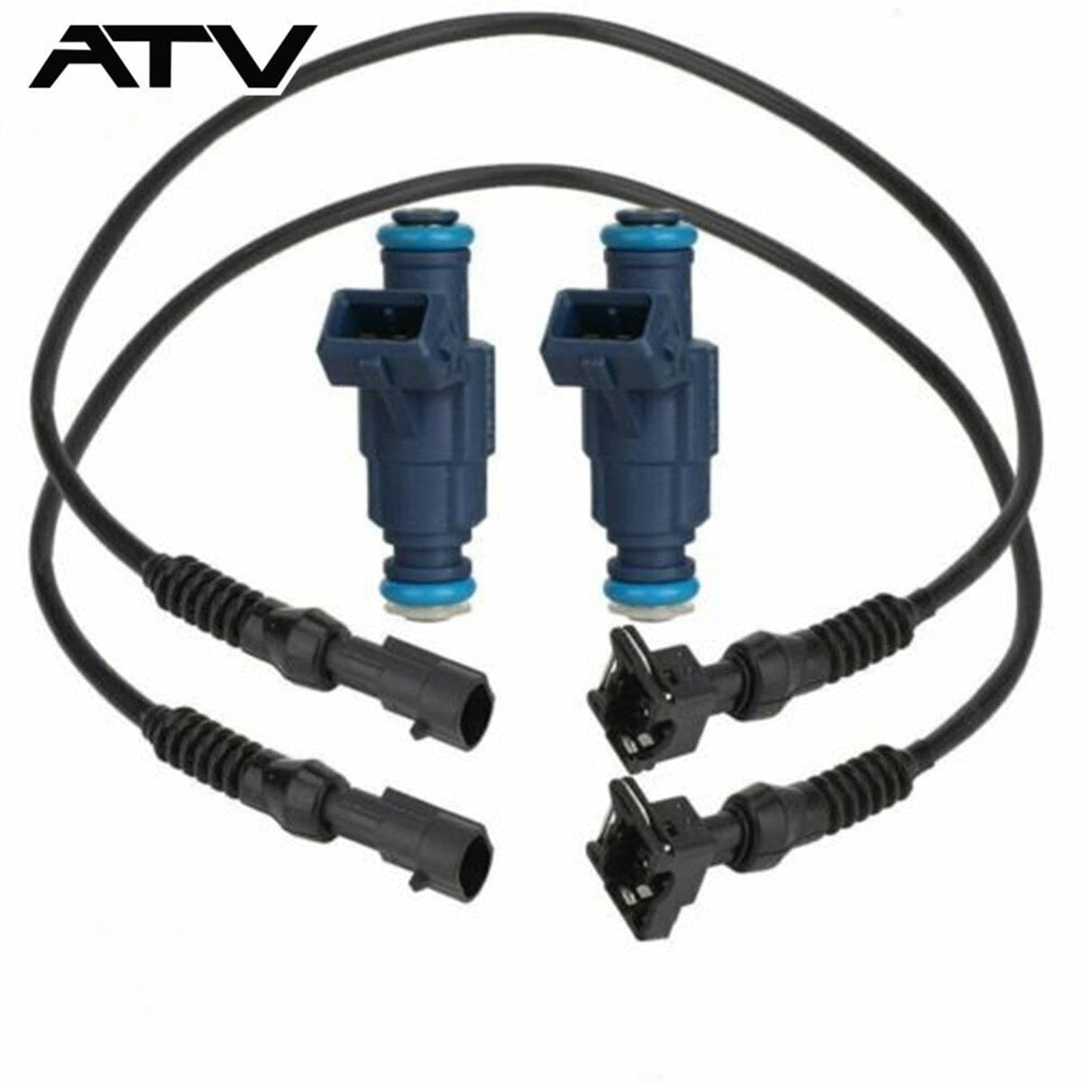 Solidspare Fuel Injector Set 1202863 for Polaris RZR Sportsman Ranger 700 800 2005-2014