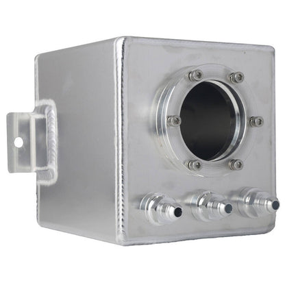 Solidspare New 2L High Flow Swirl Fuel Surge Tank AN6 Aluminum with 044 External Fuel Pump