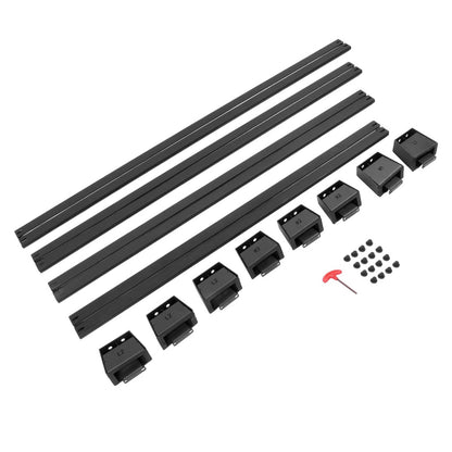 Solid Spare For Tesla Cybertruck 2024-Up Roof Rack Cross Bar Luggage Cargo Carrier 4 Pack